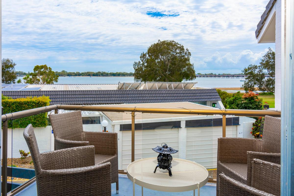 Balcony overlooking Pumicestone Passage