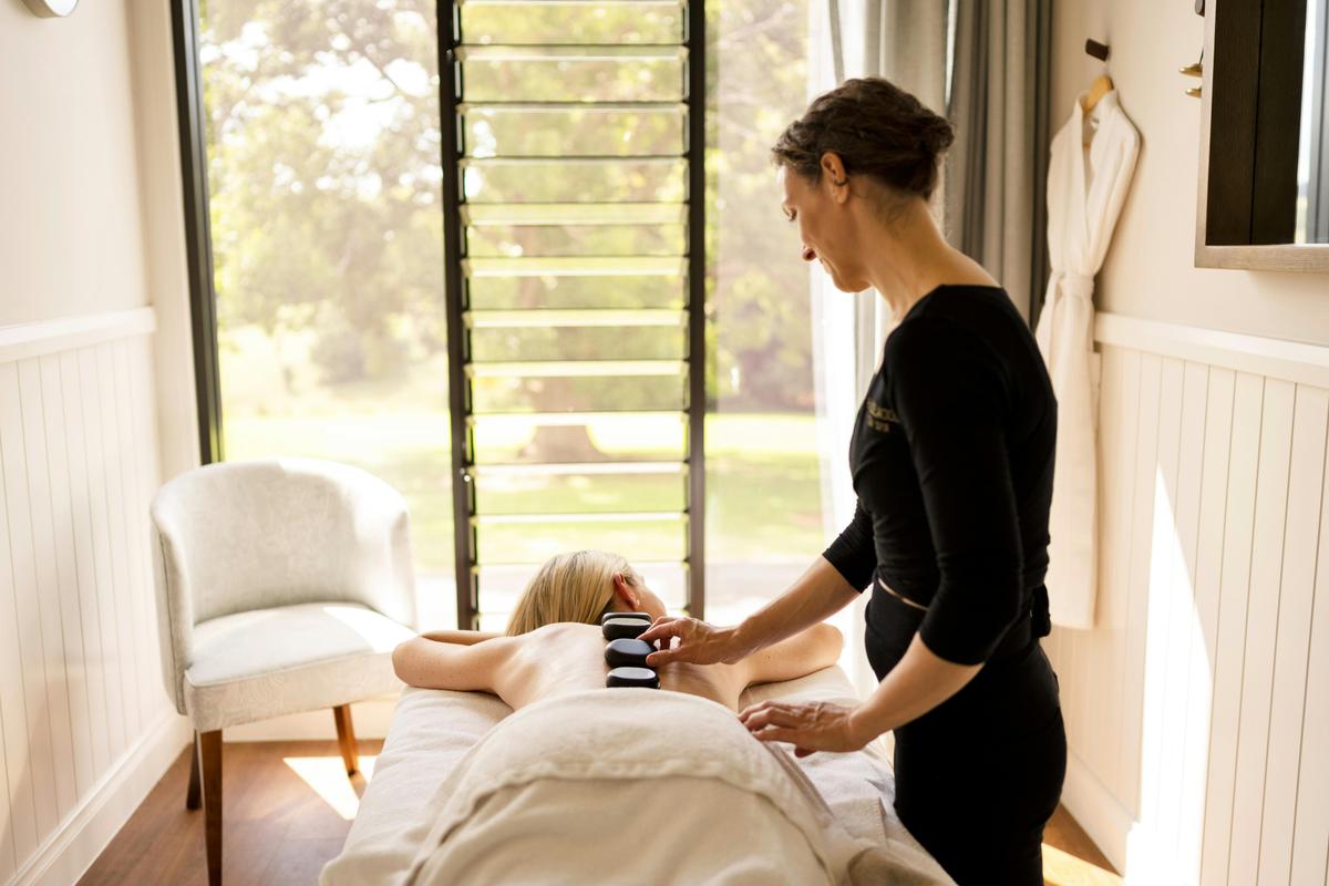 Hot Stone Massage at Spa By Hazelwood
