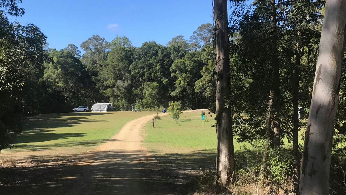 Main camp area before bridge