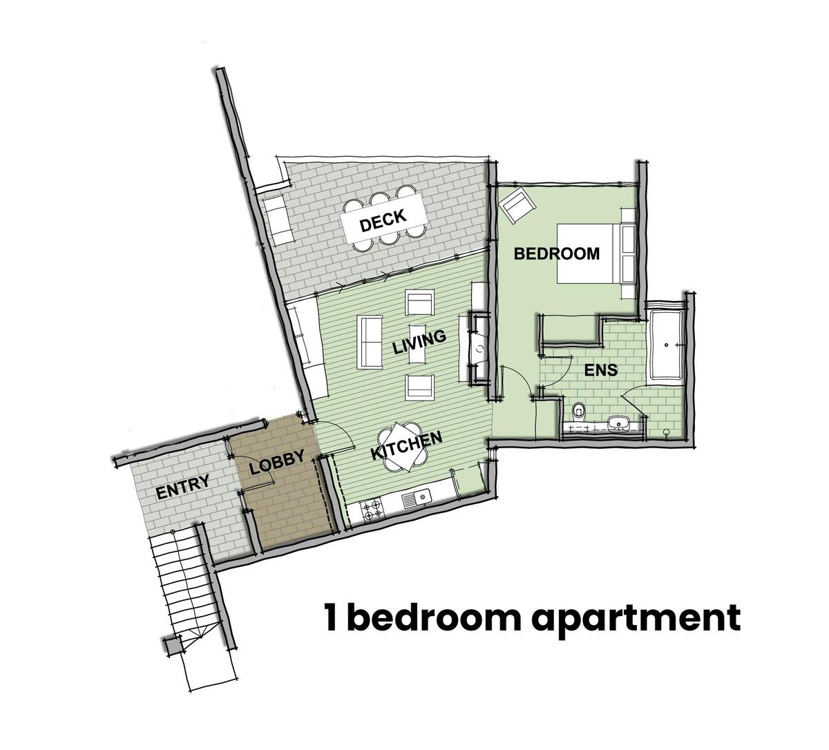 Sky Lodge 1 Bedroom Apartment