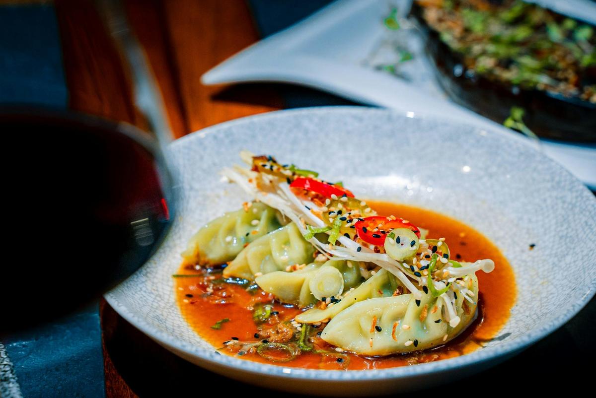 Mushroom dumplings
