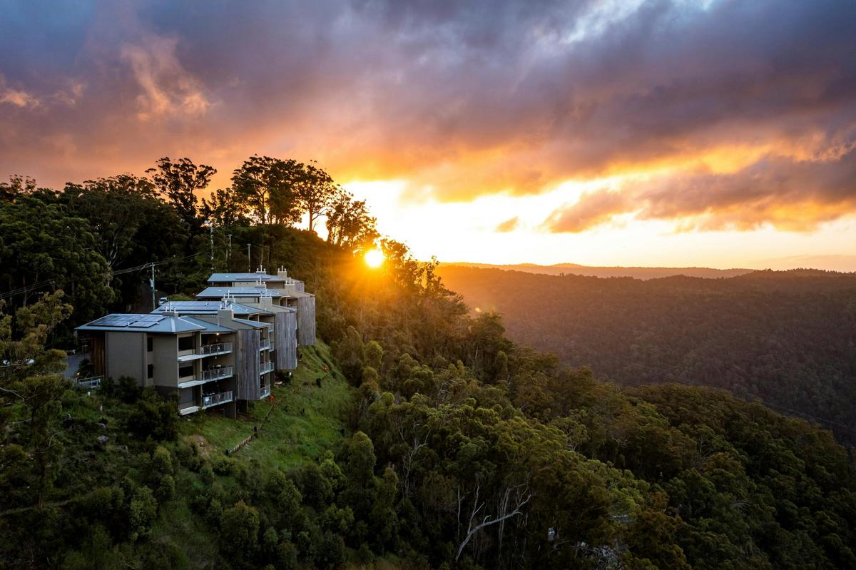 Stay and explore Lamington National Park at your leisure, in a Binna Burra Skylodge