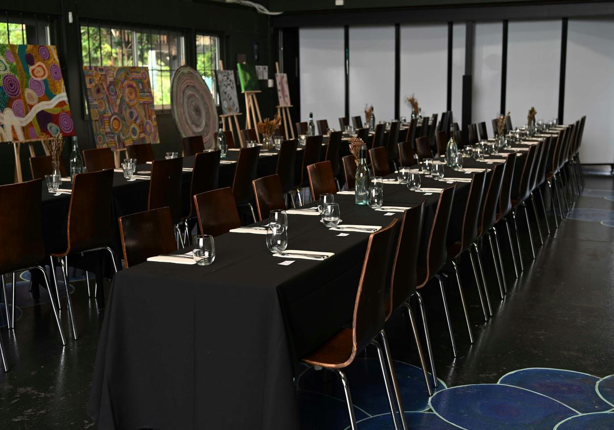 dining event setup