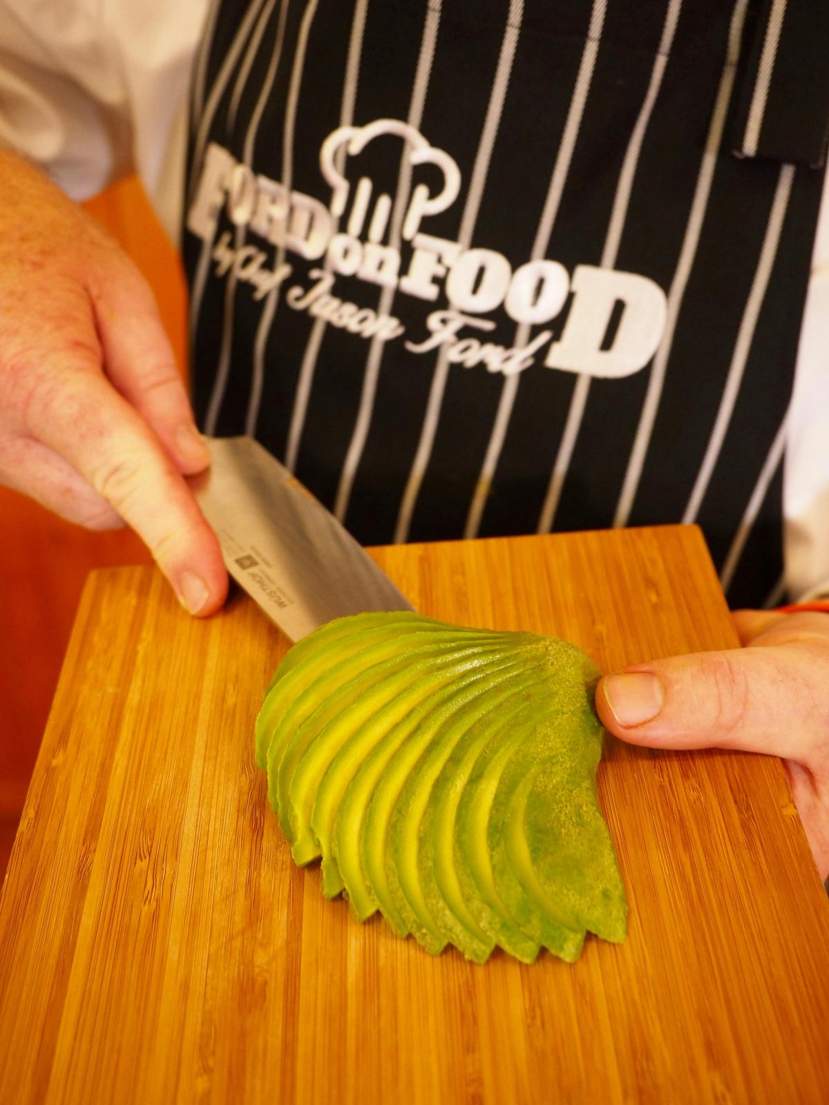 Avocado cooking demonstration