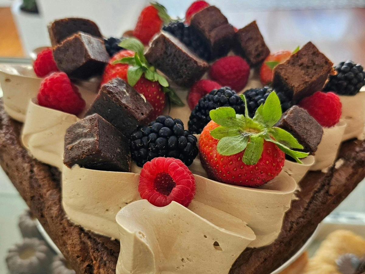 Brownie Cake from BAKED by Joseph & Ann