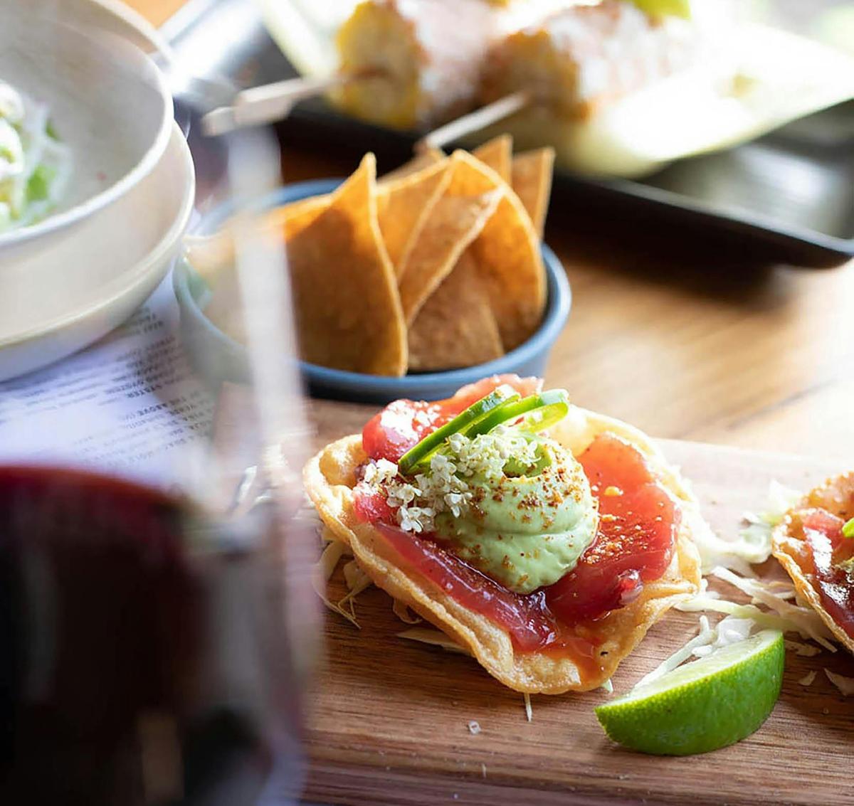 Tuna Tostada