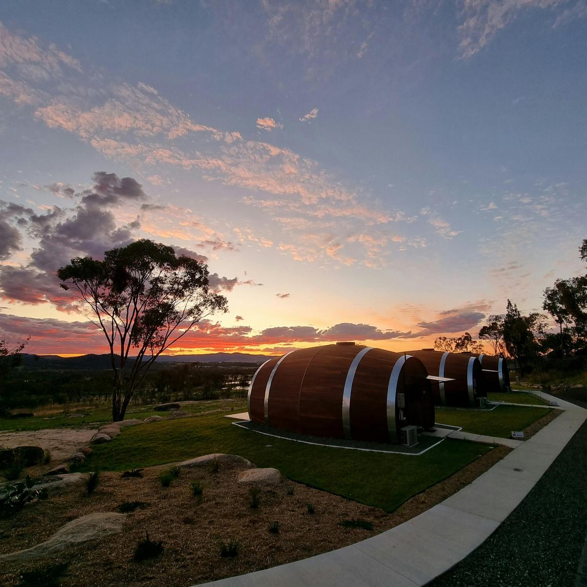 Giant Luxurious Wine Barrels