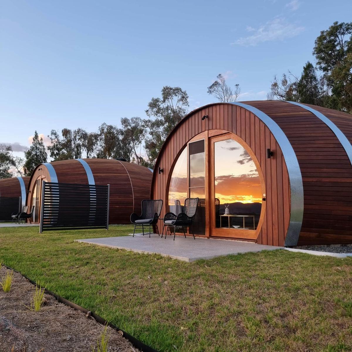 Giant Luxurious Wine Barrels