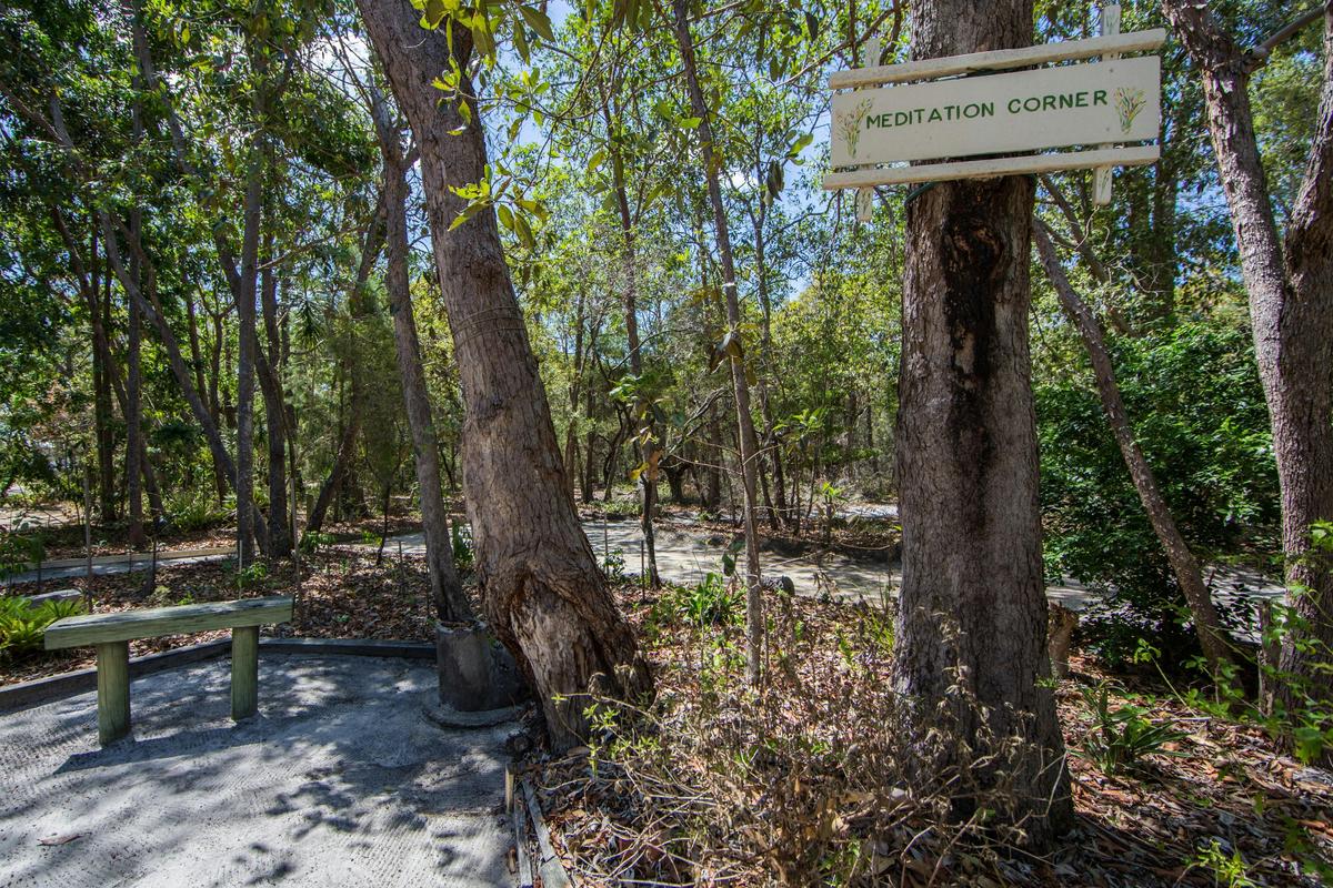 Meditation Area Bicentennial Walks on Bribie Island near Brisbane