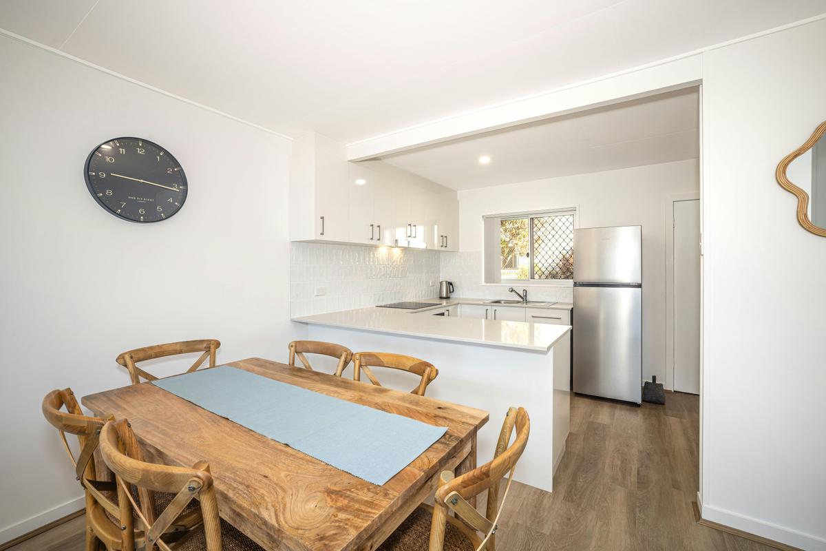 Dining and kitchen