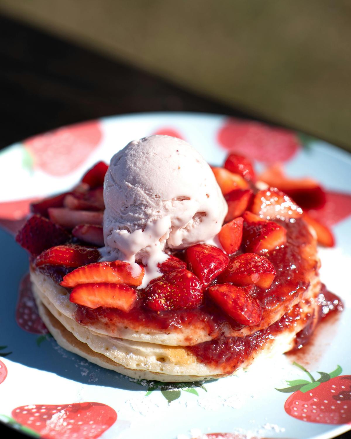 Pancakes at the farm