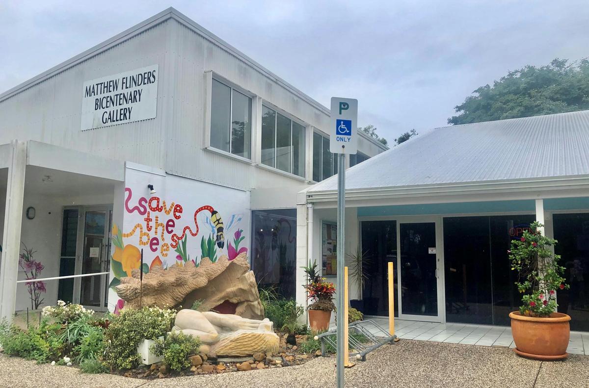 Mural on Bribie Island Community Arts Centre building