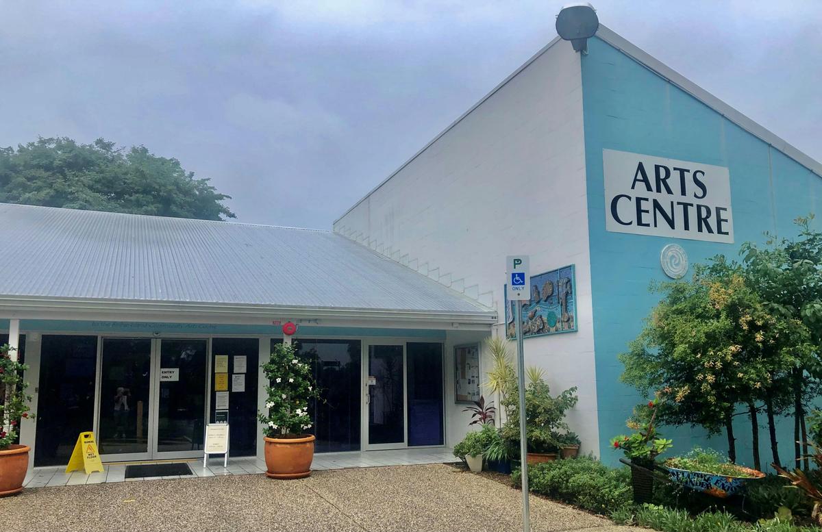 Entrance of Bribie Island Community Arts Centre