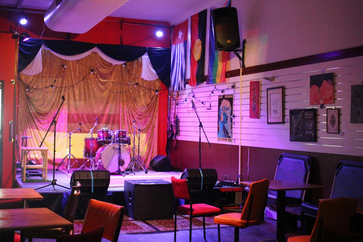 The Banshees stage