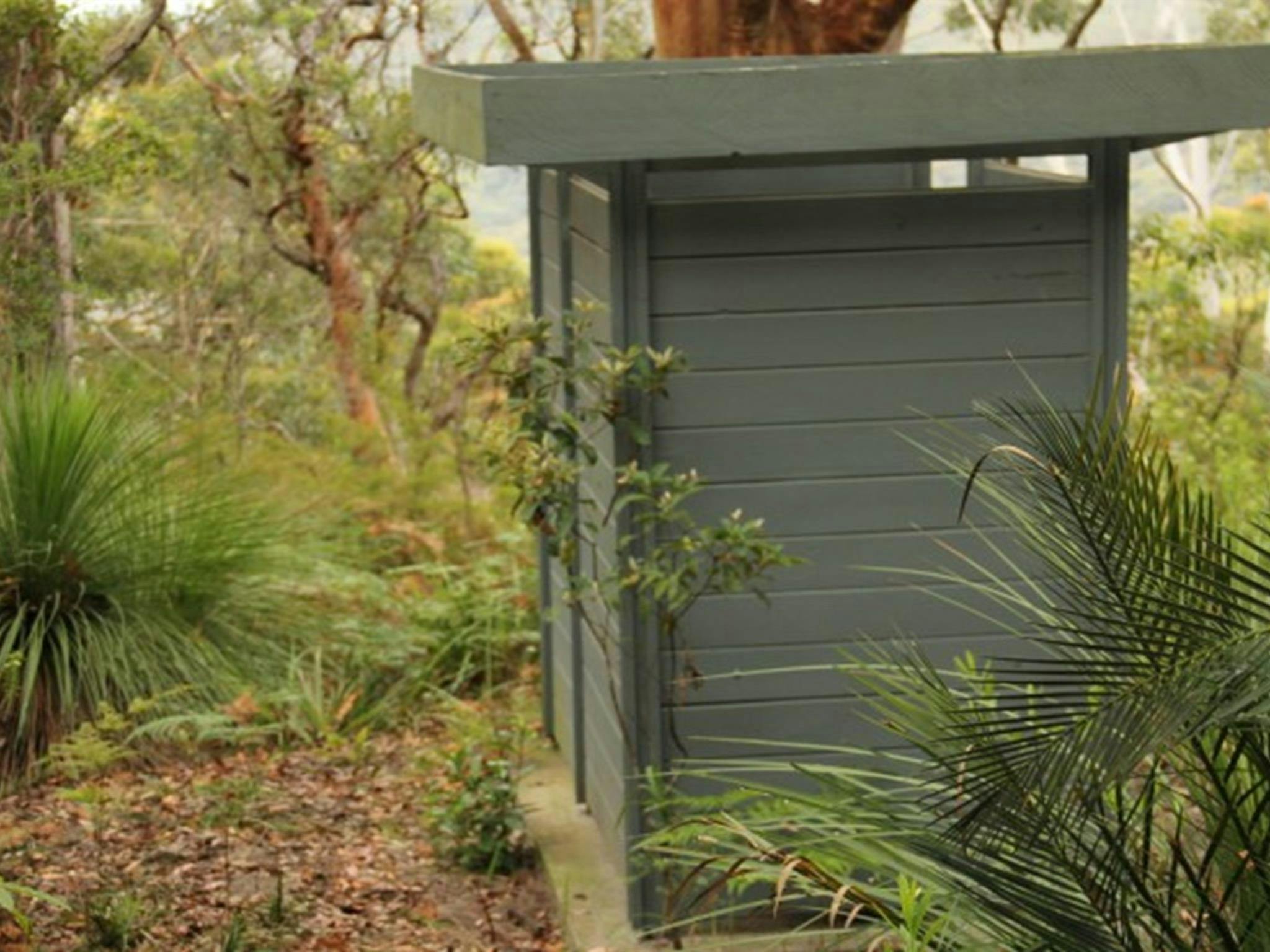The composting toilet at Mount Bouddi (Dingeldei) picnic area in Bouddi National Park. Photo: John