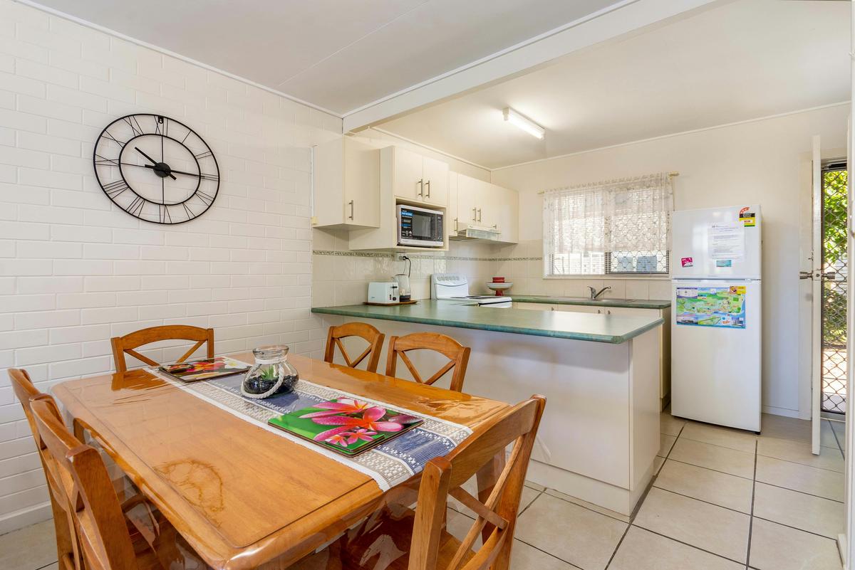 Dining and kitchen