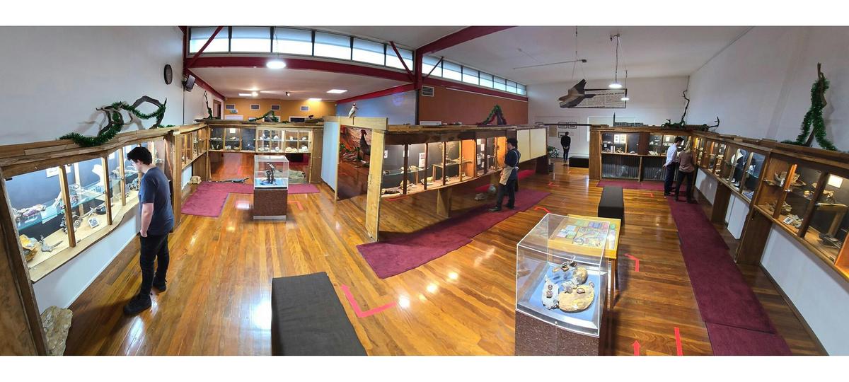 Inside the museum proper