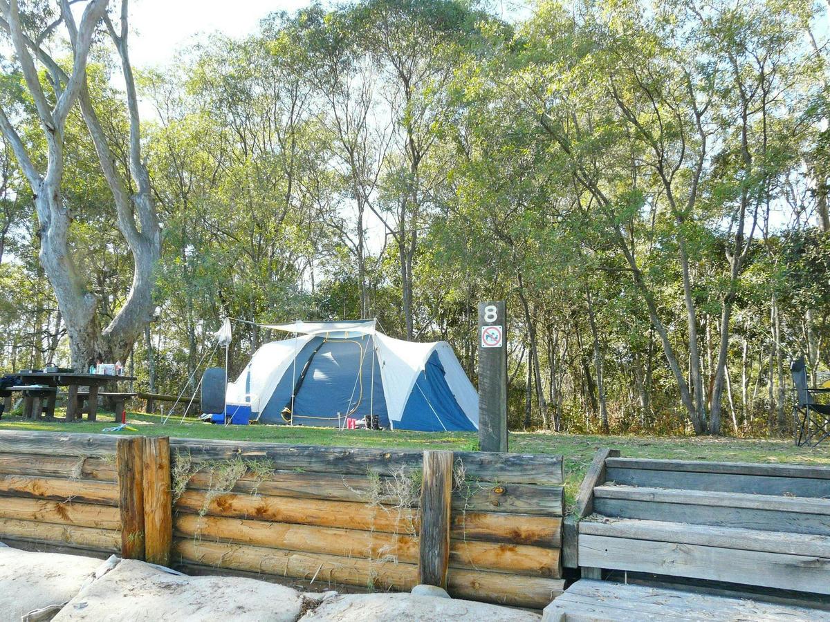 Campsite eight at Mission Point camping area.