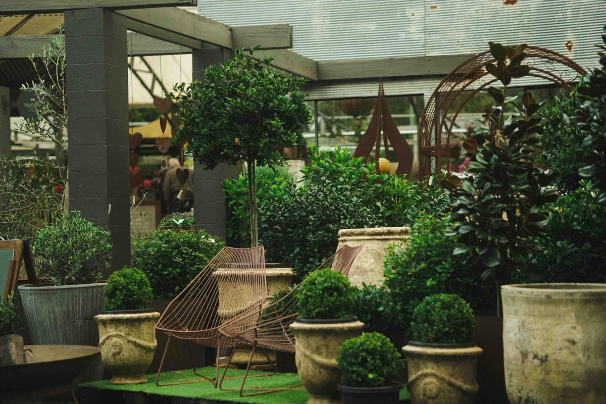 Brookfield Gardens has the most beautiful objects, furniture and pots for stunning outdoor spaces.