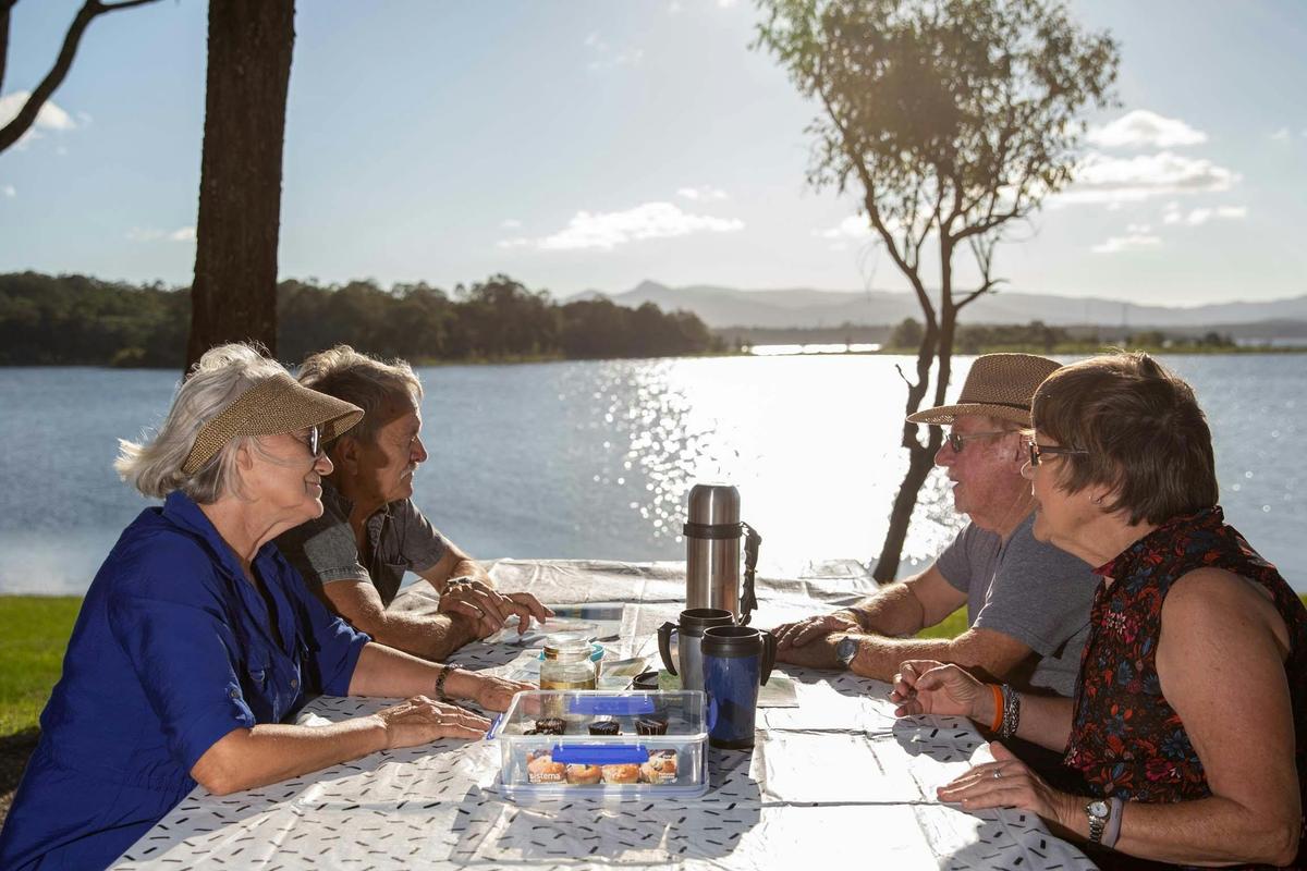 Bullocky Rest is a gorgeous spot for a lake front picnic
