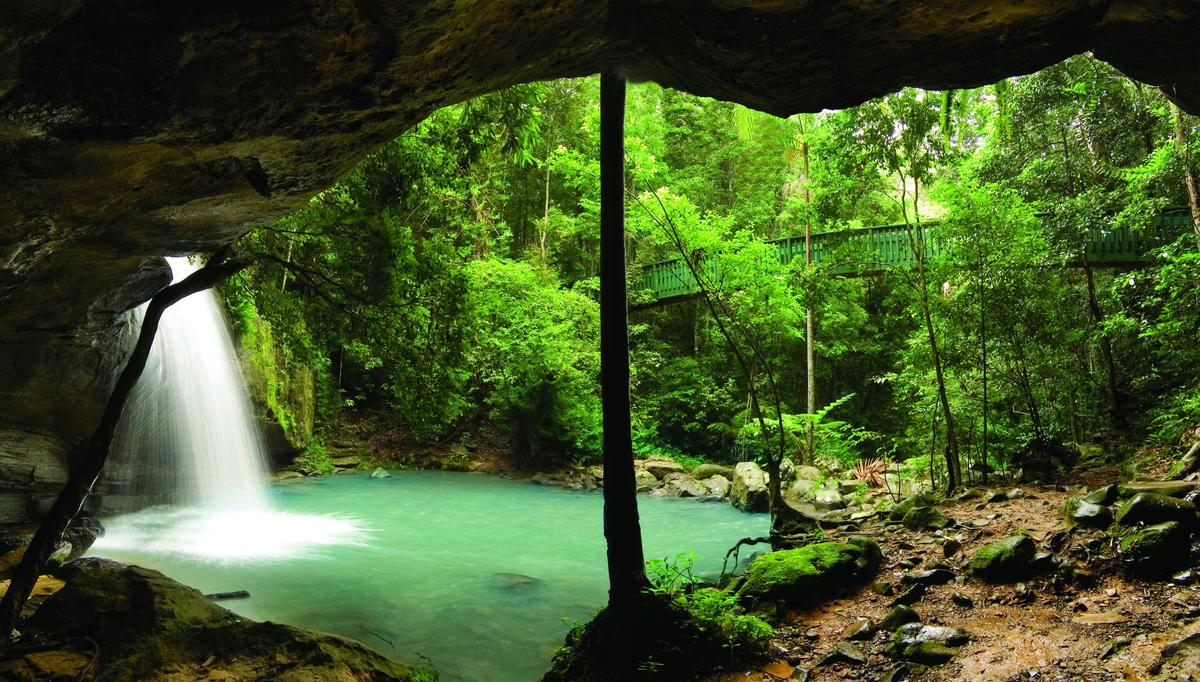 Buderim Falls, also known as Serenity Falls is just 15 minutes from the coast.