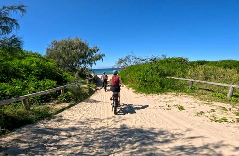 Self Guided Fat Tire Noosa North Shore Beach Ride