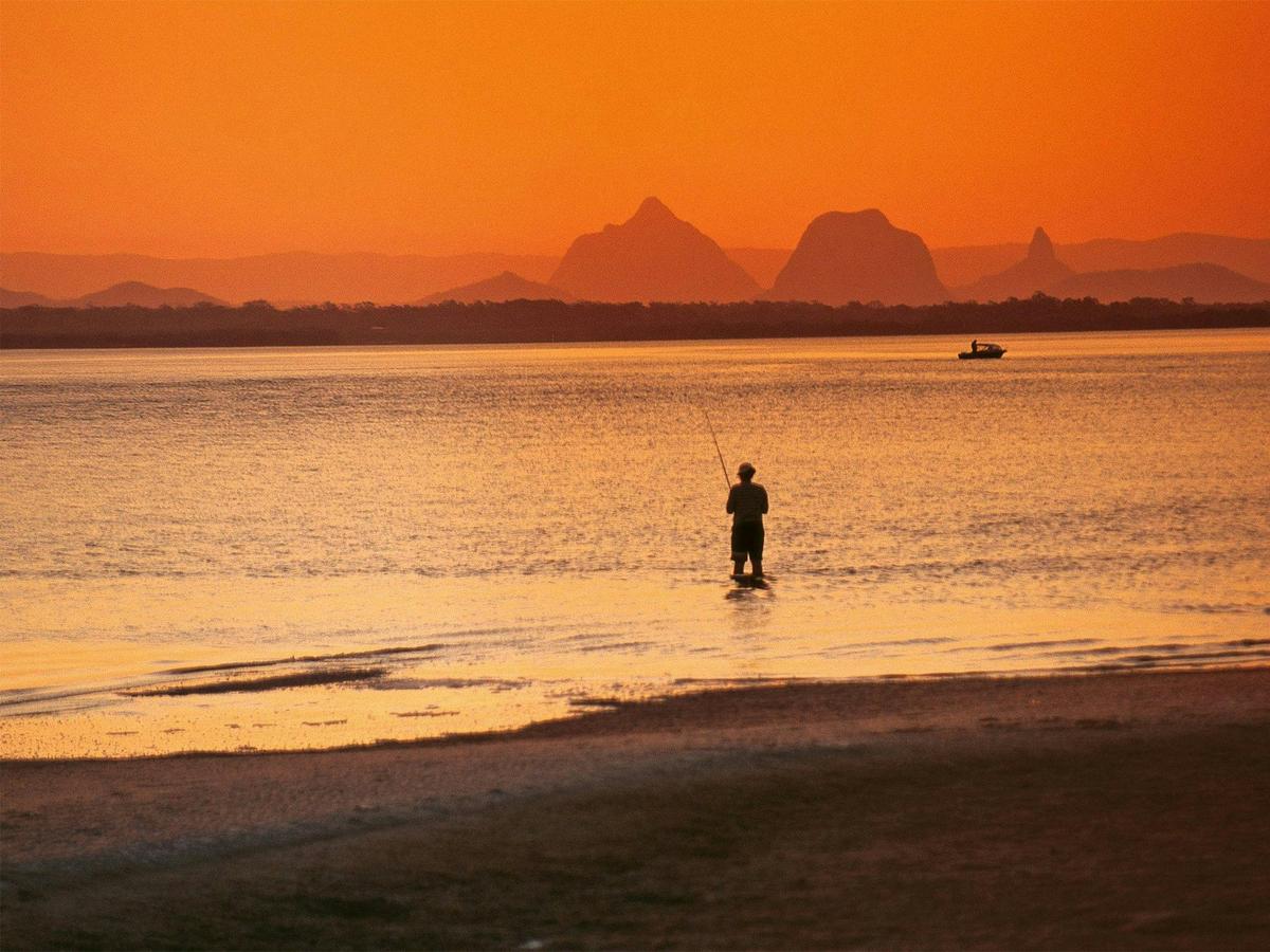 Pitch your tent and spend the day fishing in the Pumicestone Passage.