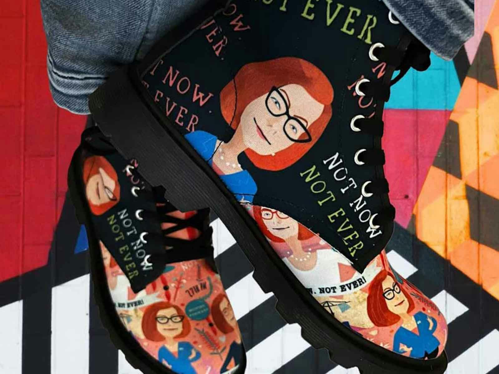 Funky political boots and more at Mount Vic and Me