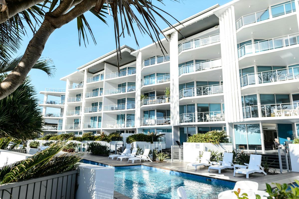 Pool and Ocean view balconies