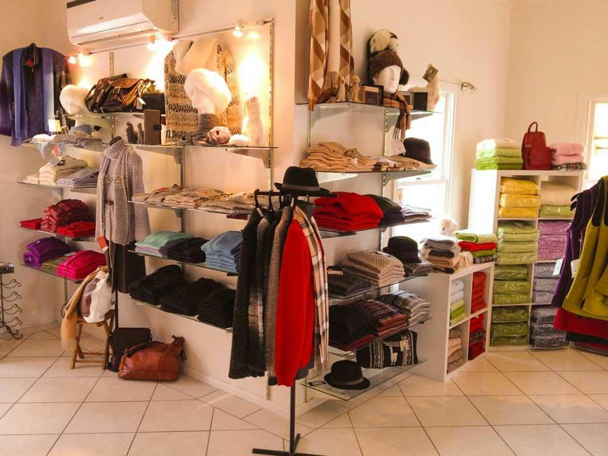 Inside Australian Alpaca Barn Hunter Valley Gardens Store