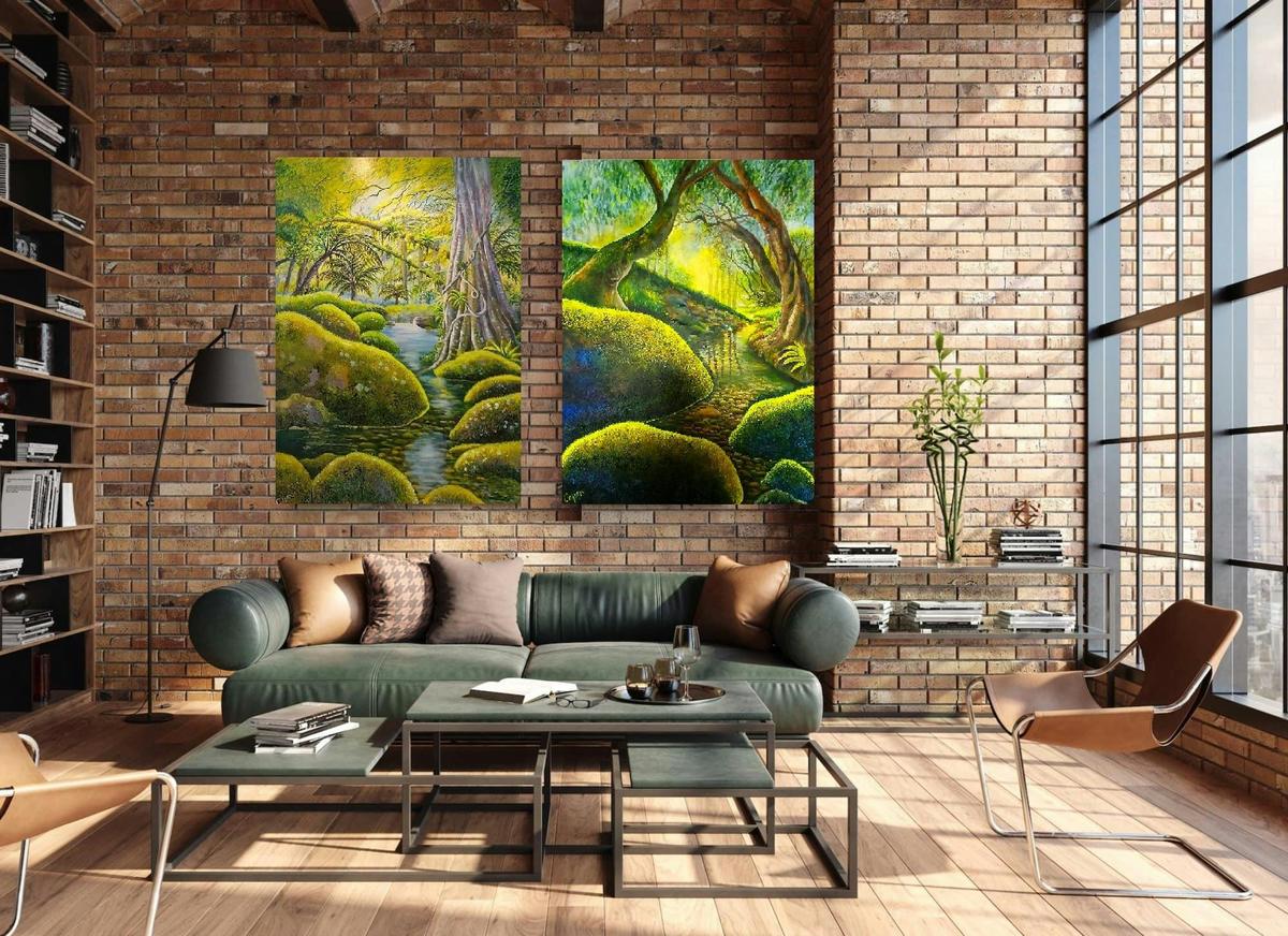 Moss Rocks series by Susan Capan