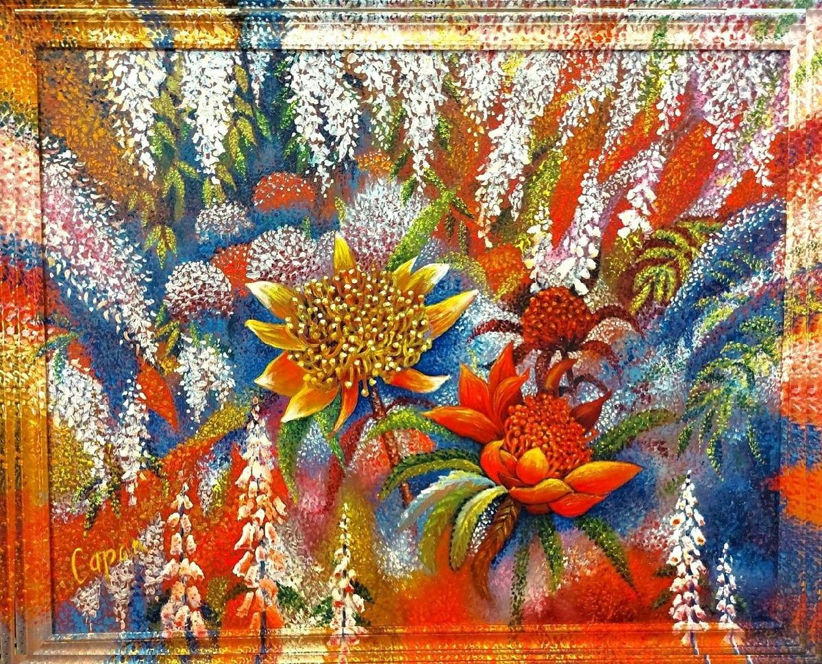 Waratah abstract