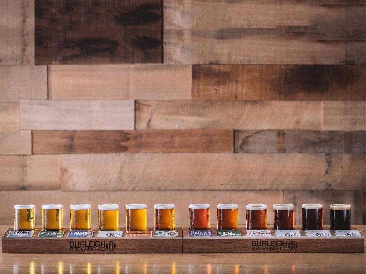 Burleigh Brewing's Beer range - including some of our small batch brews!