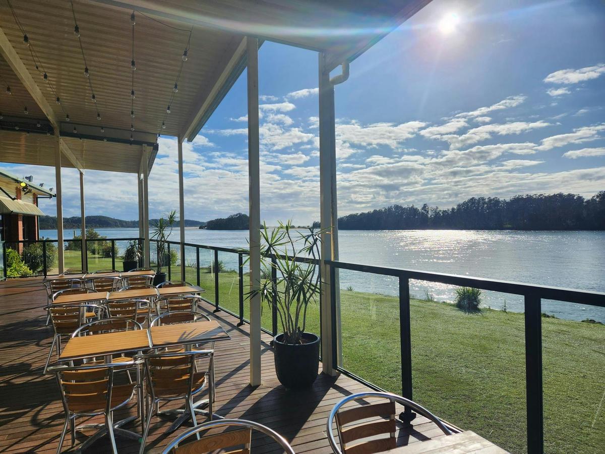 The Clubhouse Deck overlooking the magnificent Nambucca River.