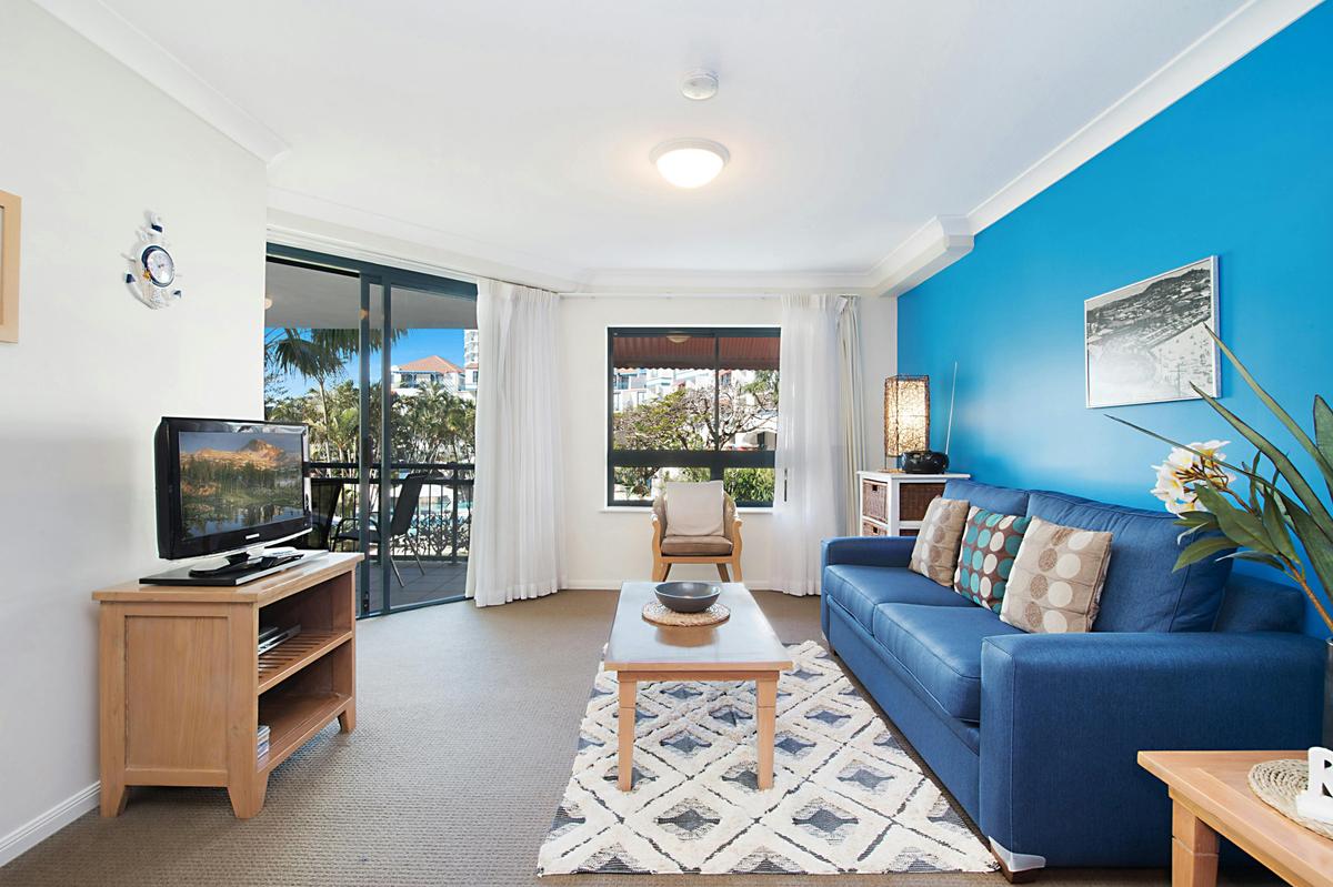 Lounge area with TV
