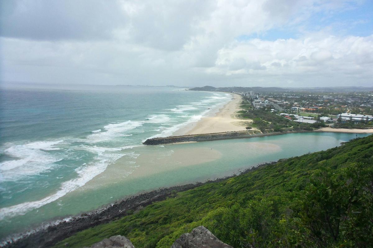 View from Tumgun lookout, Rainforest circuit, Burleigh Head National Park