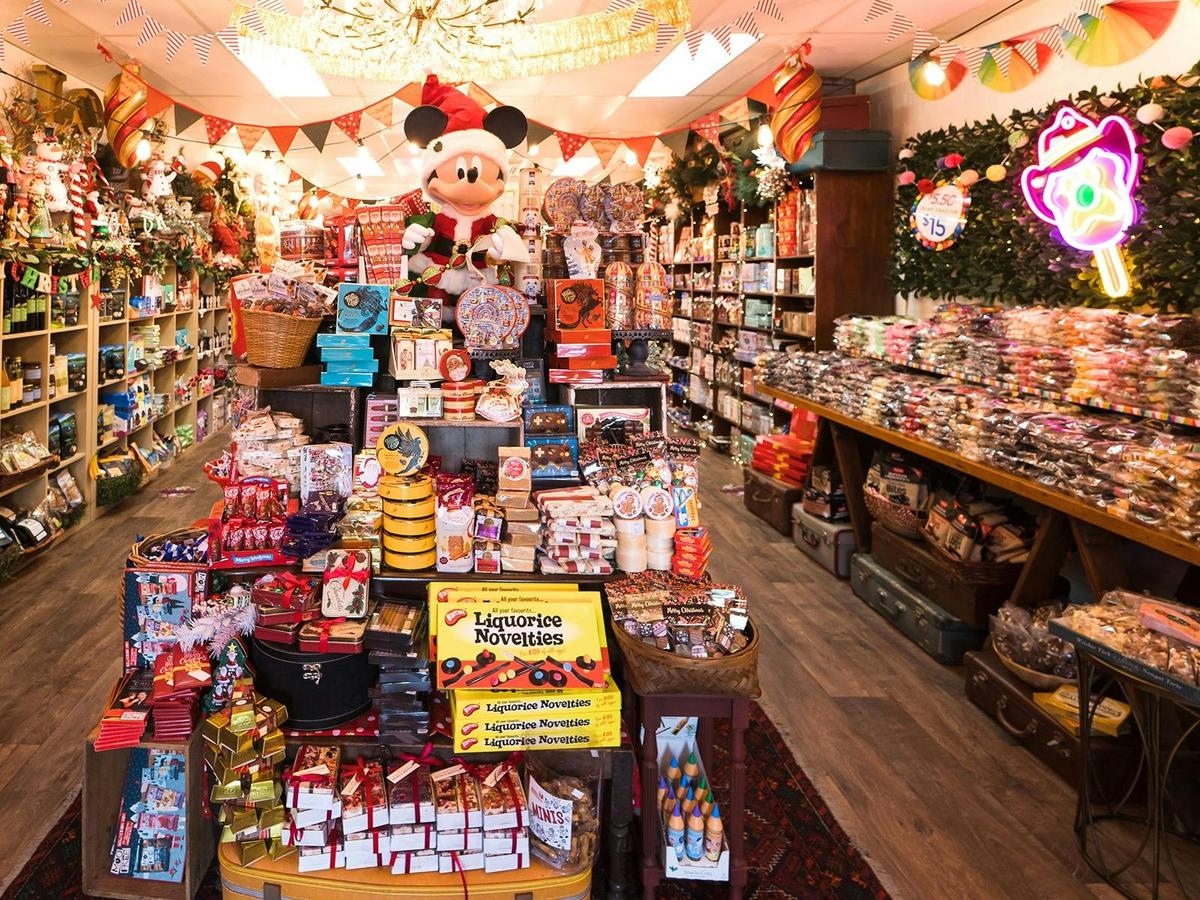Christmas at Cha Cha Chocolate is a wonderland filled with chocolates, gifts and decorations.