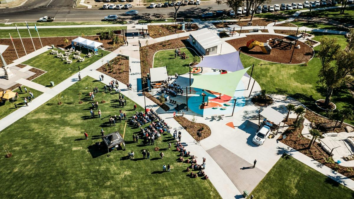 Chinchilla Botanic Parkland Aerial
