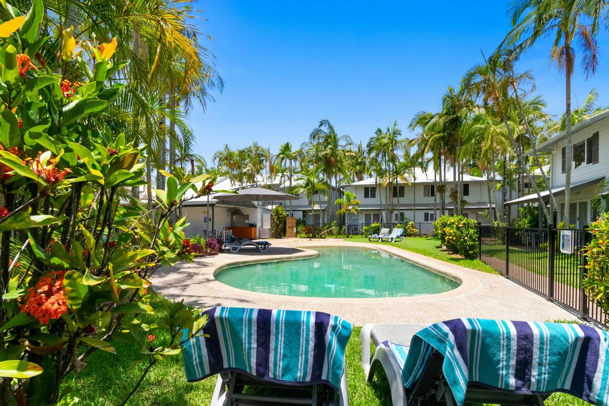 Lagoon-style pool and spa perfect for everyone in the family.