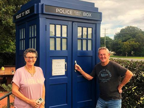 Chinchilla TARDIS Photo Stand