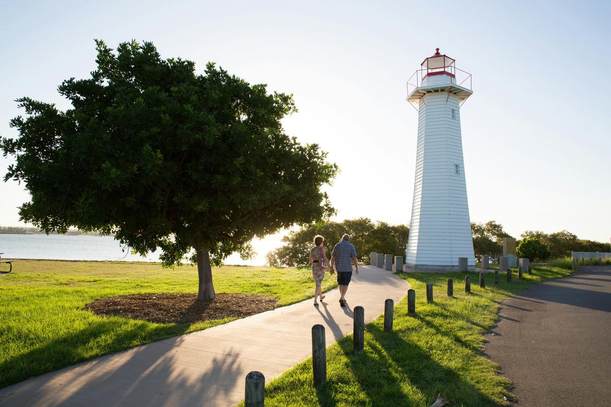 Afternoon Stroll by Cleveland Lighthouse, Redlands Coast QLD – Relax & Explore