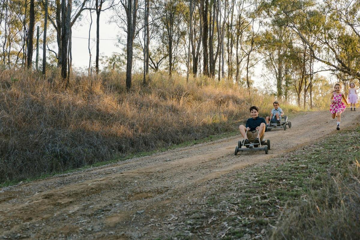 Hills for days; go karts for play