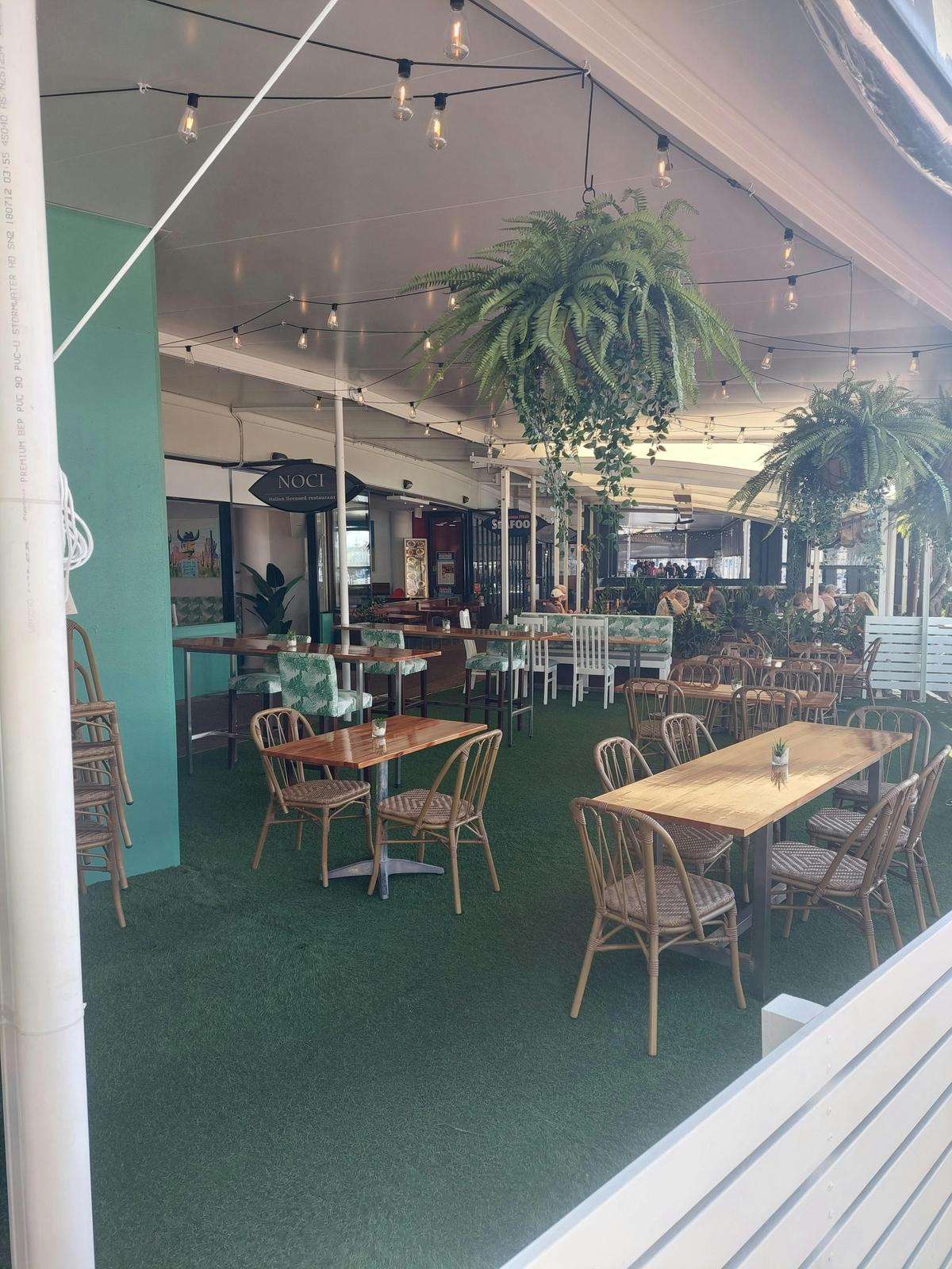 Undercover outdoor dining