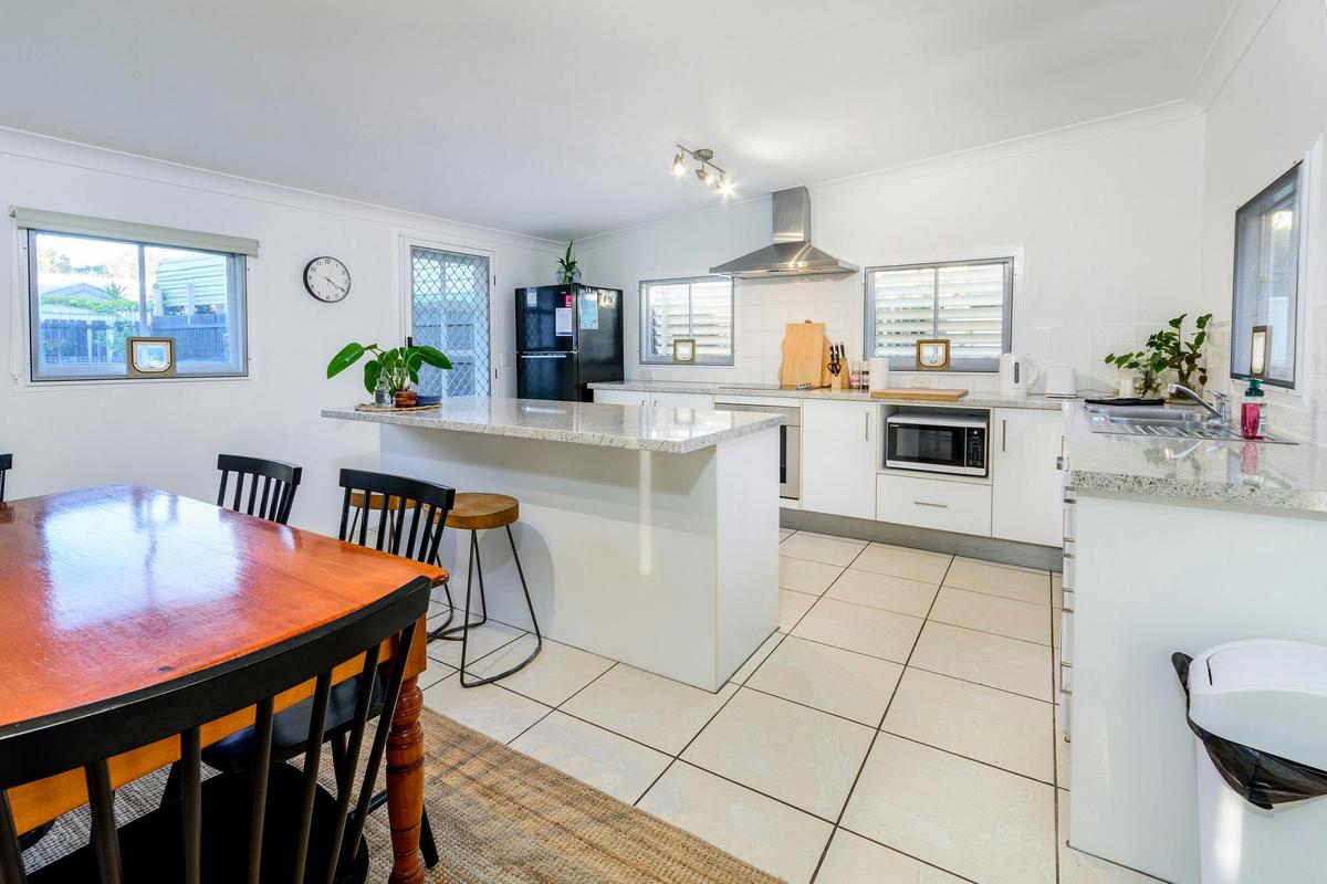 Kitchen and dining area