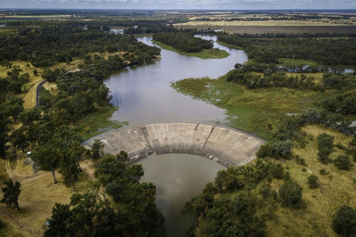 Chinchilla Weir aerial