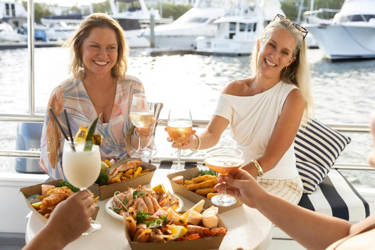 Celebrate with lunch on Coastal Cruises
