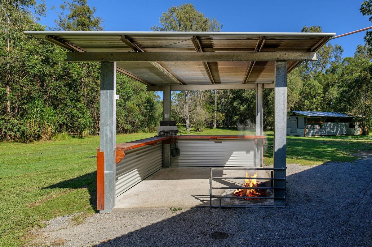 Breezeway Tent Fireplace