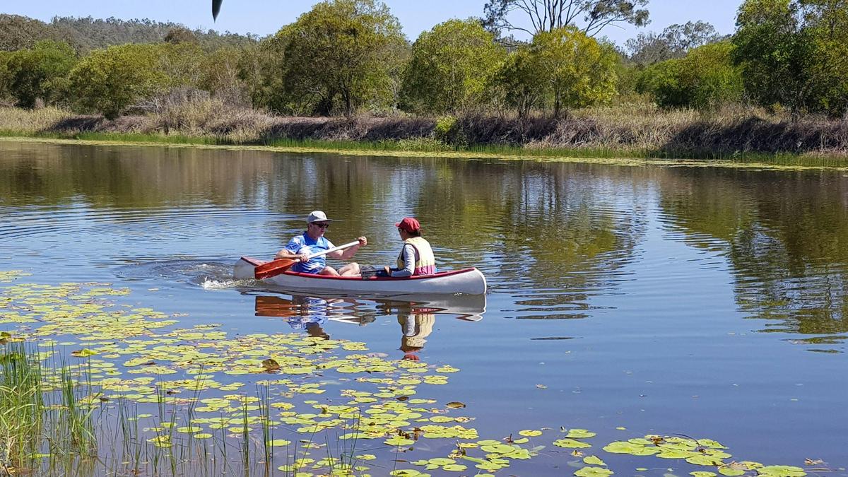 Take the time to enjoy the Dam with your kayak  or paddle board.