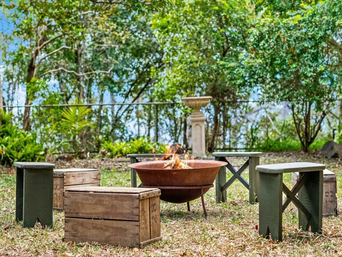 Gather around the fire pit for cozy evenings under the starry sky.
