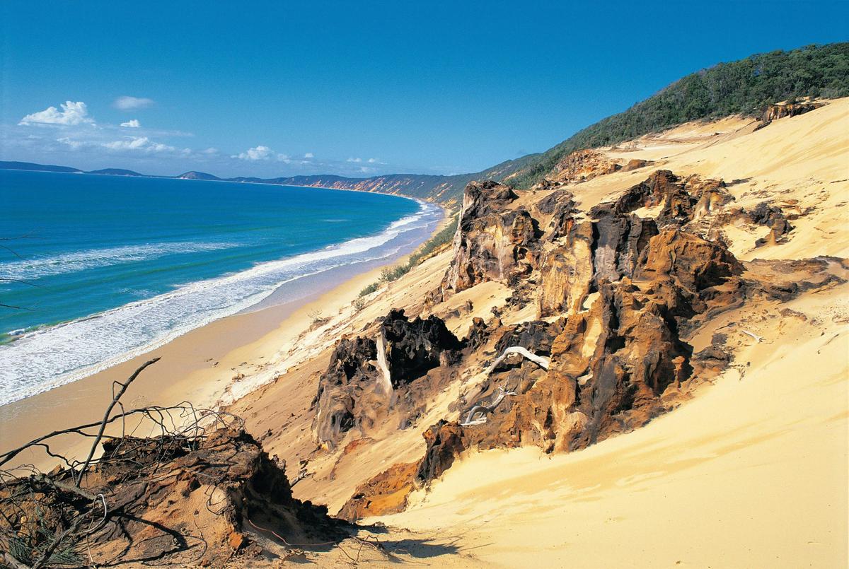 Coloured Sands, Rainbow Beach, Cooloola